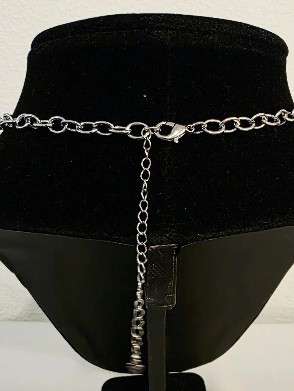 OHTNYC Brazen Ballad Spike Necklace, Palladium plated brass, Silvertone, New